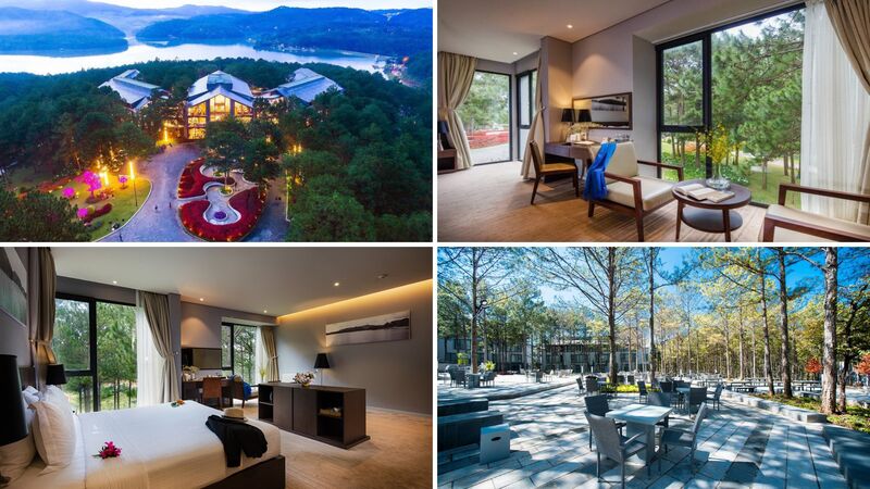 Top 20 Resort Đà Lạt giá rẻ đẹp gần Hồ Tuyền Lâm view rừng thông nổi tiếng