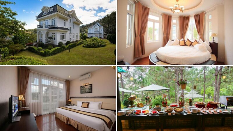 Top 20 Resort Đà Lạt giá rẻ đẹp gần Hồ Tuyền Lâm view rừng thông nổi tiếng
