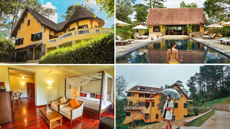 Top 20 Resort Đà Lạt giá rẻ đẹp gần Hồ Tuyền Lâm view rừng thông nổi tiếng