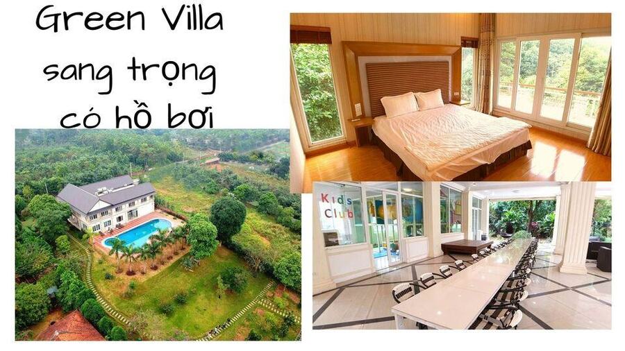 Top 23 Biệt thự villa Ba Vì view đẹp có hồ bơi cho thuê nguyên căn