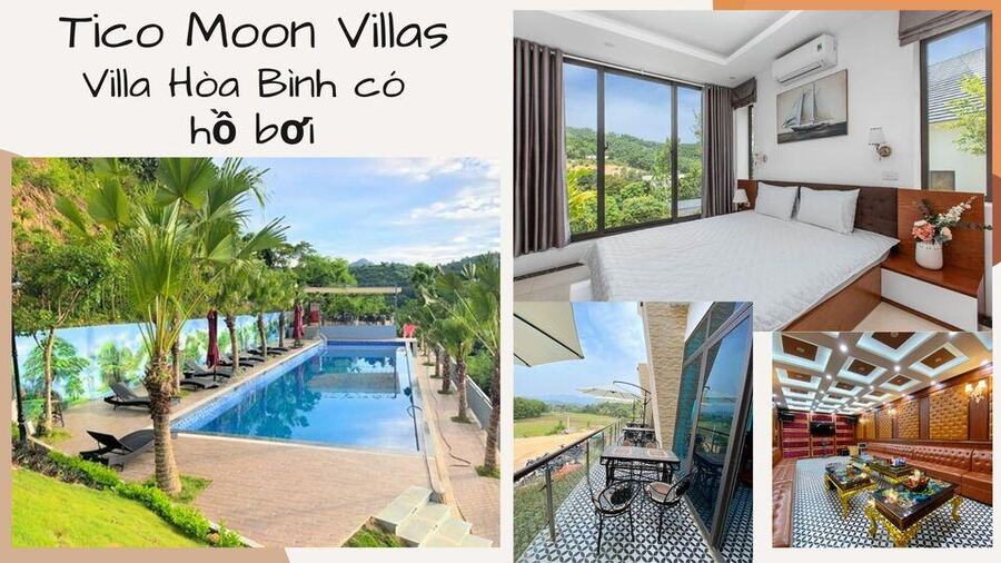 Top 23 Biệt thự villa Hòa Bình Mai Châu view núi đẹp có hồ bơi cho thuê