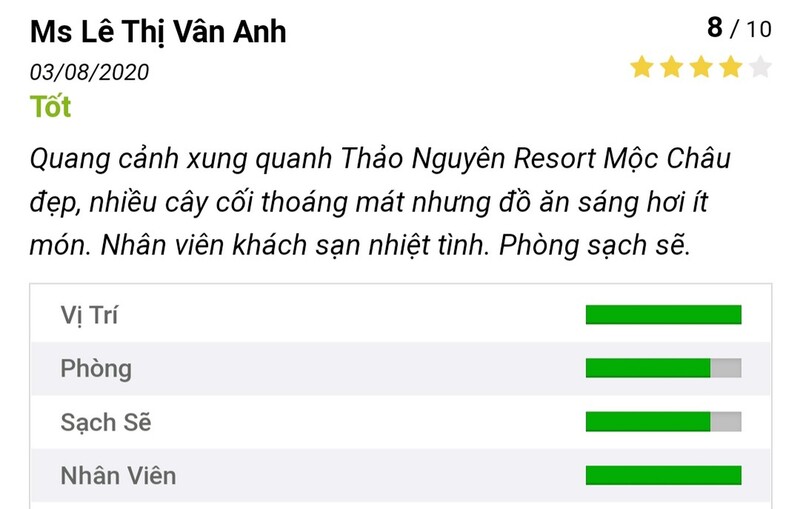 Thảo Nguyên Resort - Nơi dừng chân giữa đồi mận trắng