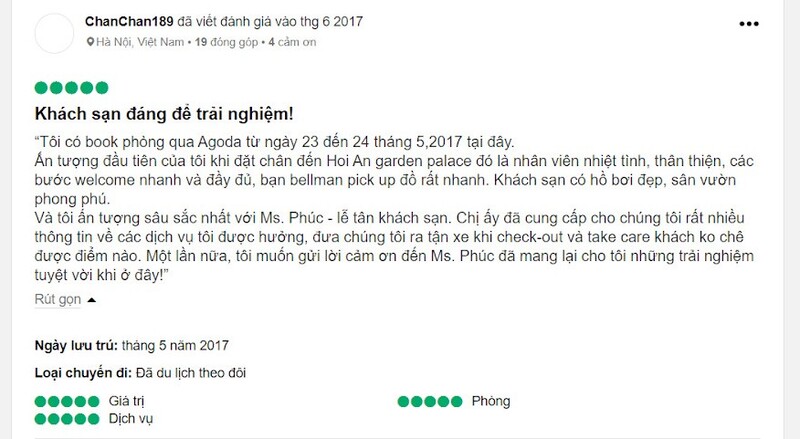 Hoi An Garden Palace & Spa - Chốn xa hoa giữa lòng phố Hội cổ