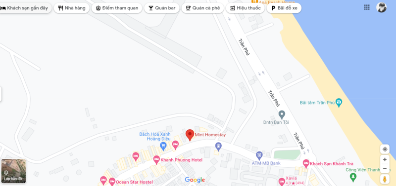 Mint Homestay Nha Trang – Khuôn viên xanh tại thành phố biển