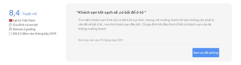 Khách sạn Mường Thanh Hà Nội - Thương hiệu làm nên chất lượng