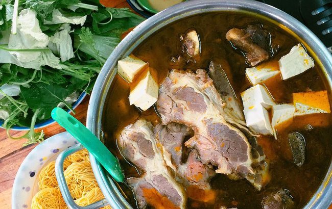 lẩu bò Ba Toa Đà Lạt