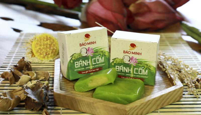 Bánh cốm Hà Nội - Thức quà tuổi thơ của người dân thủ đô