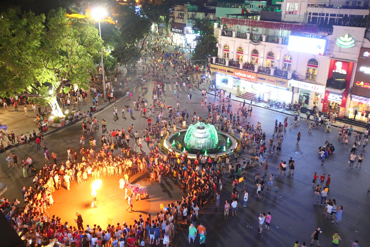 phố đi bộ hà nội