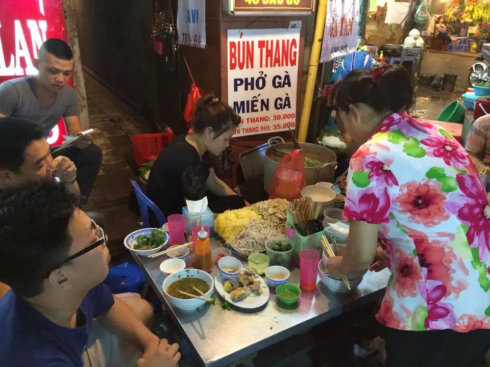 bún thang Hà Nội