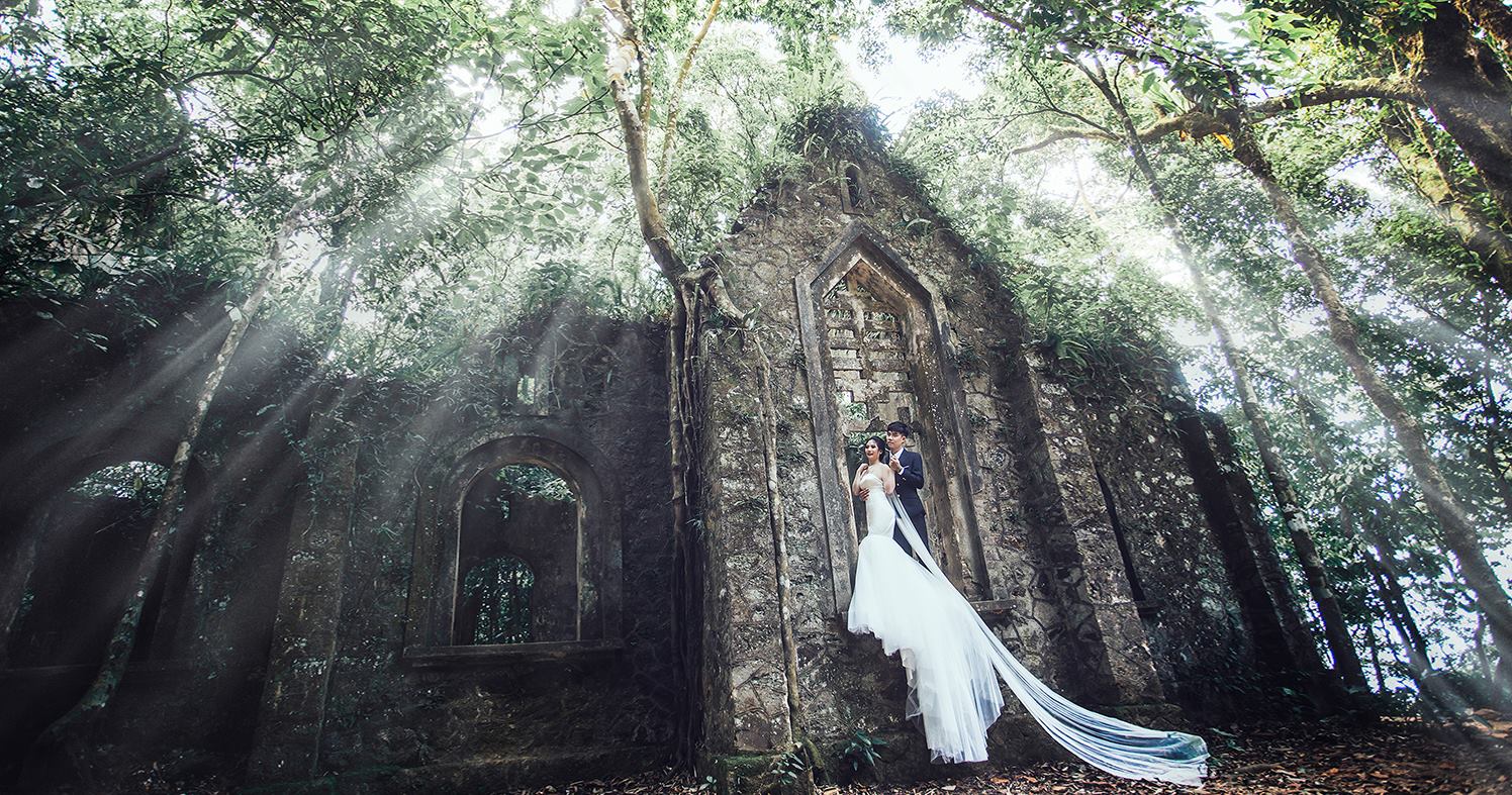 Khám phá nhà thờ đổ Ba Vì - Một “thị trấn Pháp” rêu phong