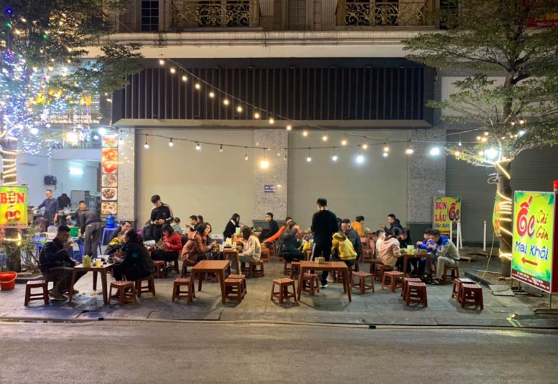 quán ốc ngon Hà Nội