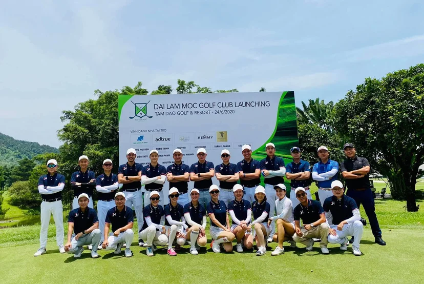 sân golf tam đảo