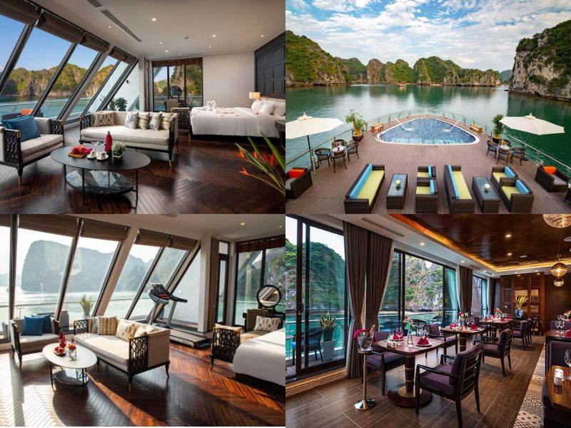 Top 50 du thuyền Hạ Long sang trọng, tiện nghi, đáng trải nghiệm