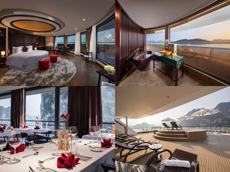 Top 50 du thuyền Hạ Long sang trọng, tiện nghi, đáng trải nghiệm