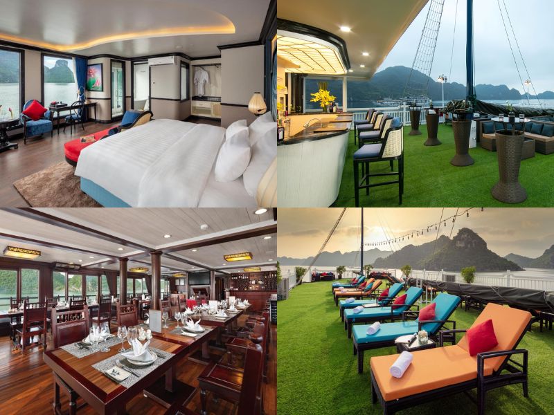 Top 50 du thuyền Hạ Long sang trọng, tiện nghi, đáng trải nghiệm