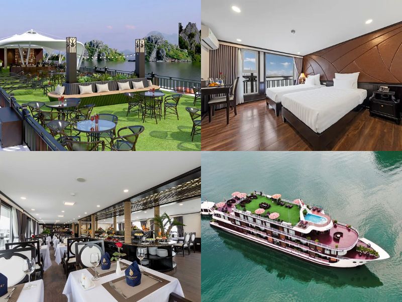 Top 50 du thuyền Hạ Long sang trọng, tiện nghi, đáng trải nghiệm