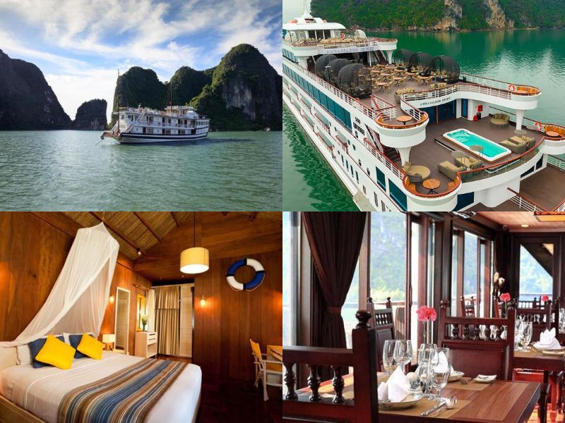 Top 50 du thuyền Hạ Long sang trọng, tiện nghi, đáng trải nghiệm