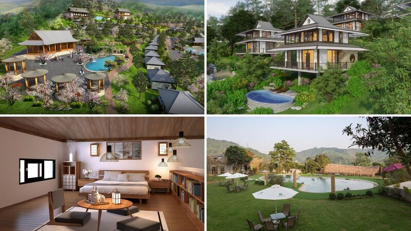 Top 20 Khu nghỉ dưỡng Resort Hòa Bình Mai Châu giá rẻ view núi đẹp