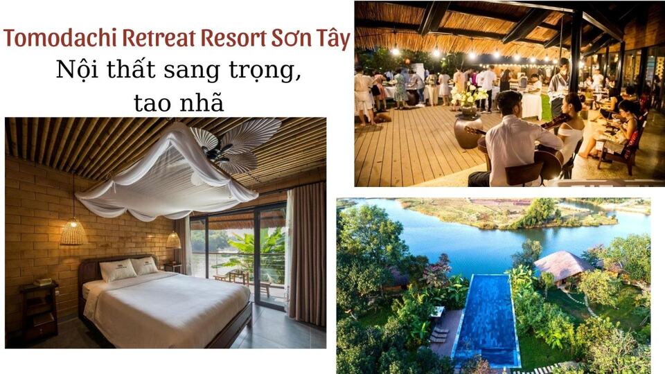 Top 5 Resort Sơn Tây giá rẻ view đẹp khung cảnh yên bình tốt nhất