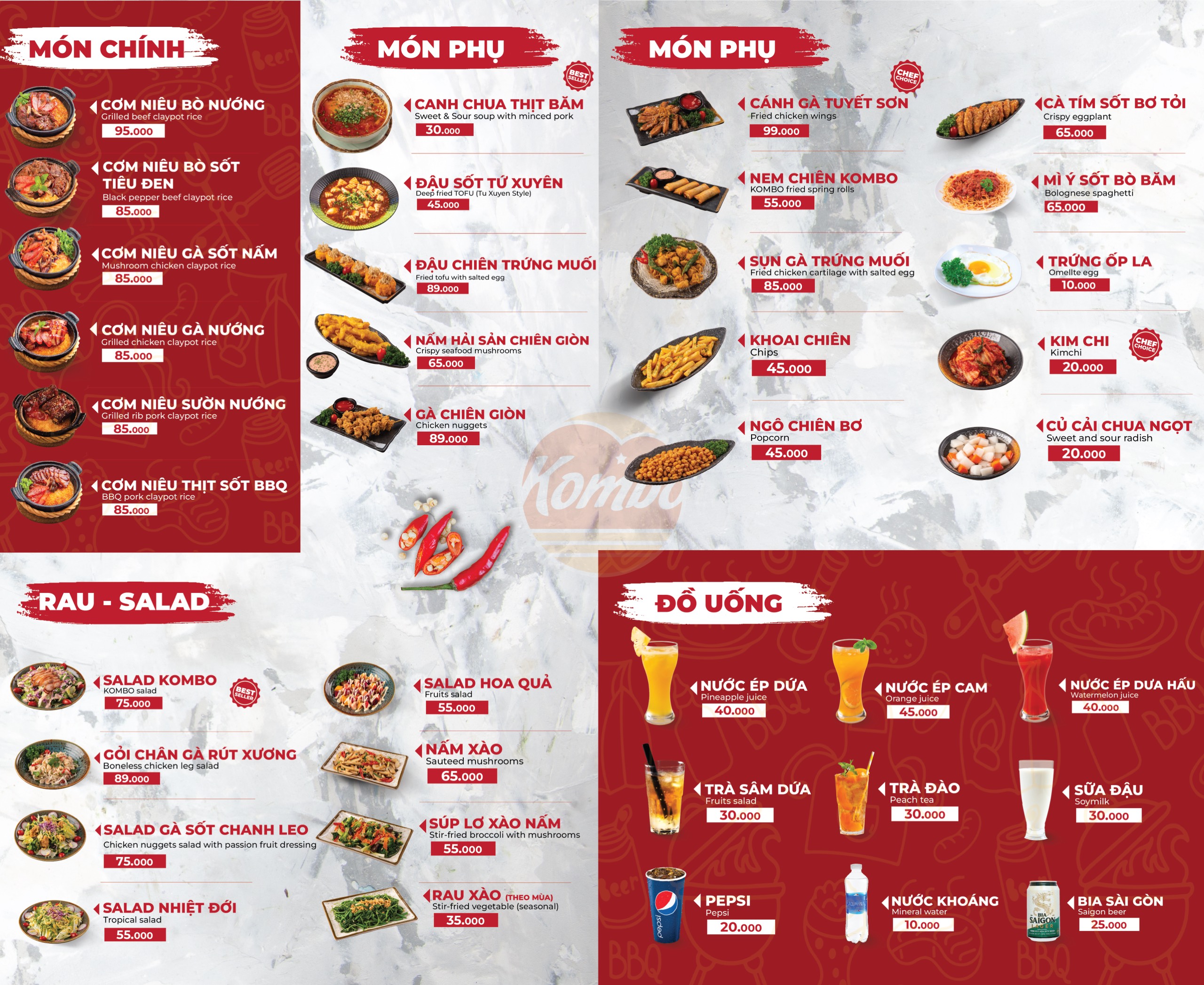 Review nhà hàng Kombo Sầm Sơn - Không gian thưởng thức món cơm niêu Singapore tuyệt vời