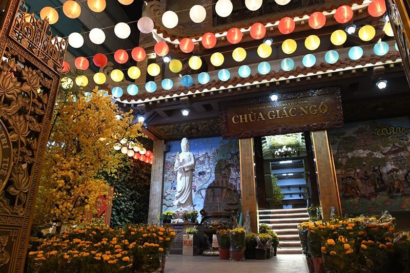 Chùa Giác Ngộ - Ngôi chùa linh thiêng thu hút bậc nhất Sài Gòn