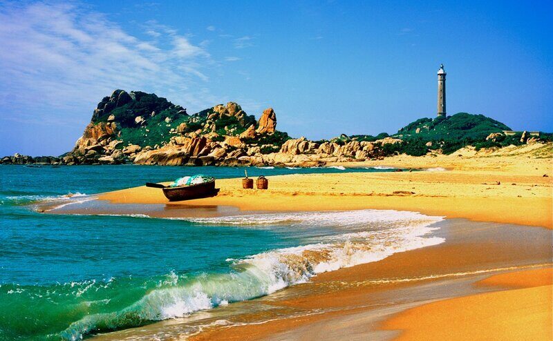 Khu du lịch Hòn Rơm Phan Thiết - Bãi biển đẹp trải dài và thơ mộng