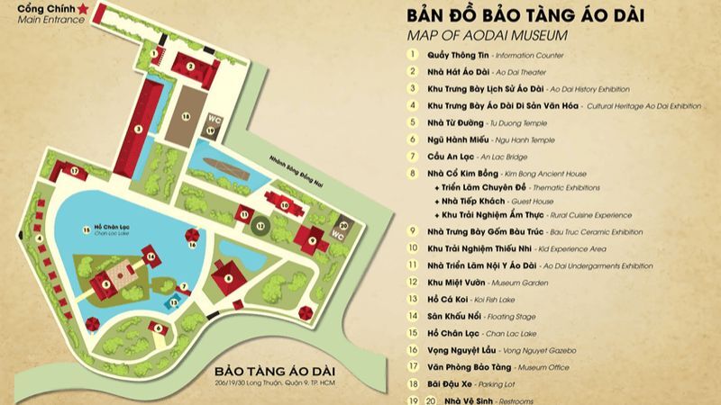 Khám phá nét đẹp văn hóa dân tộc tại viện bảo tàng Áo Dài