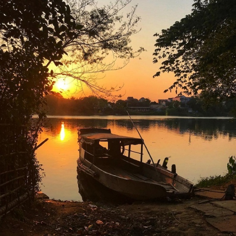 Cồn Hến Huế - nét đẹp bình yên giữa lòng cố đô