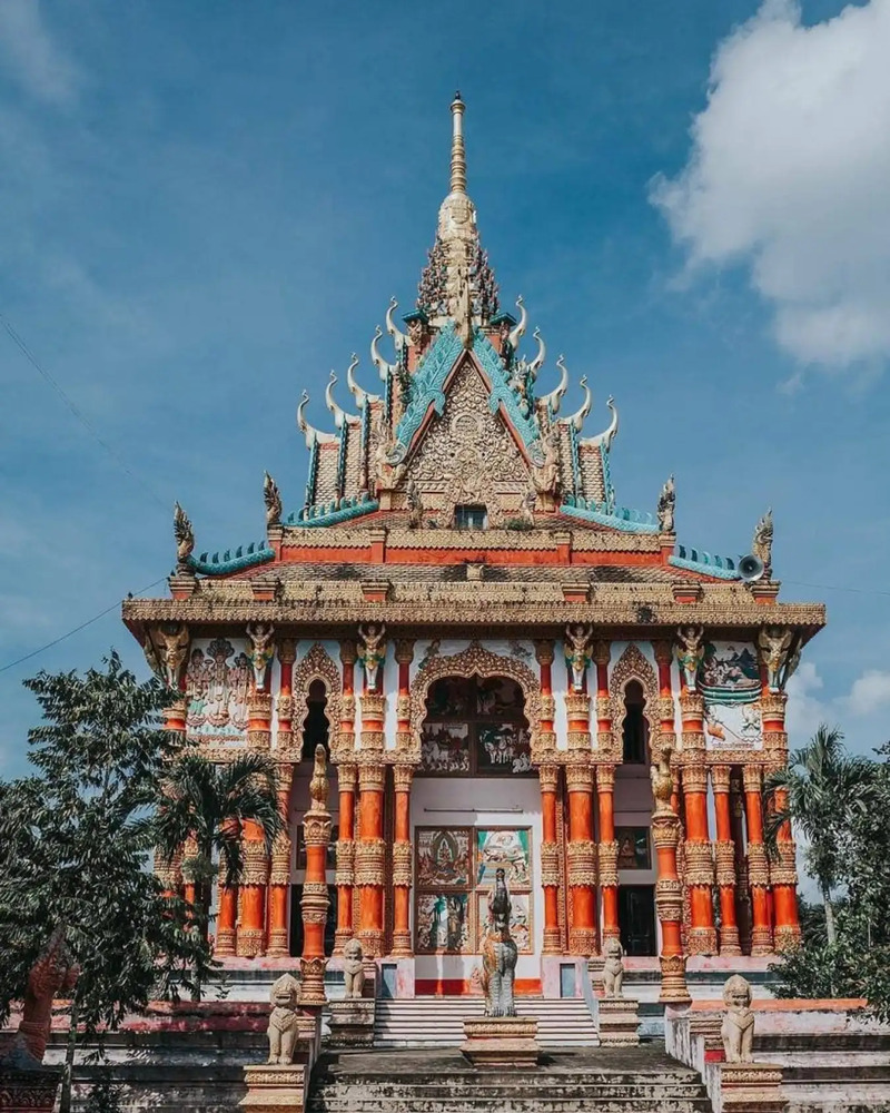 Chùa Xiêm Cán Khmer - Chốn cổ kính và linh thiêng tại Bạc Liêu