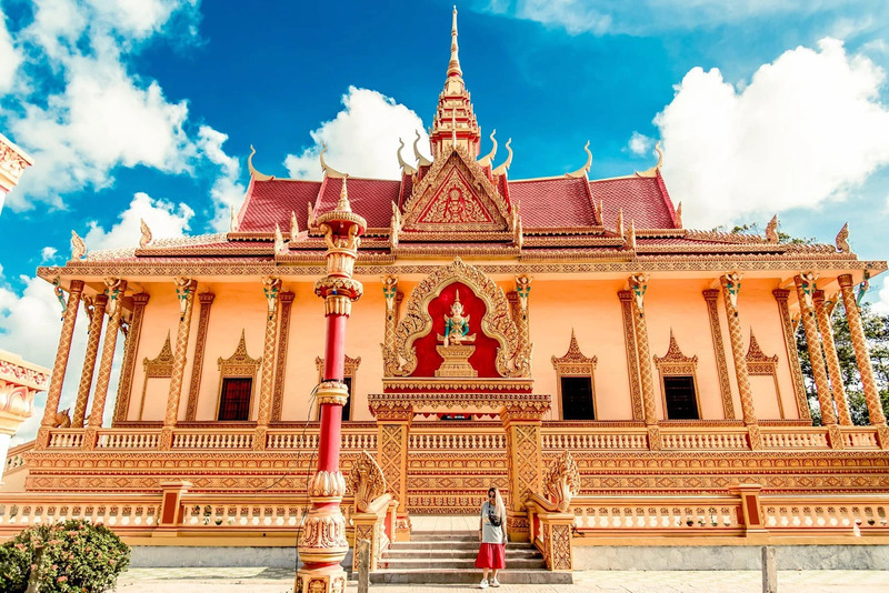 Chùa Xiêm Cán Khmer - Chốn cổ kính và linh thiêng tại Bạc Liêu