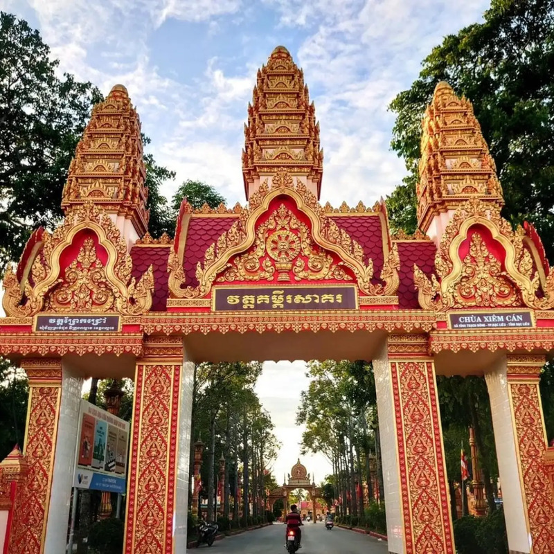 Chùa Xiêm Cán Khmer - Chốn cổ kính và linh thiêng tại Bạc Liêu