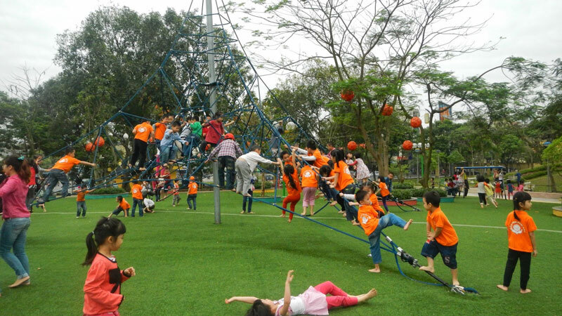 Công viên Hòa Bình - Chiêm ngưỡng không gian xanh của thủ đô