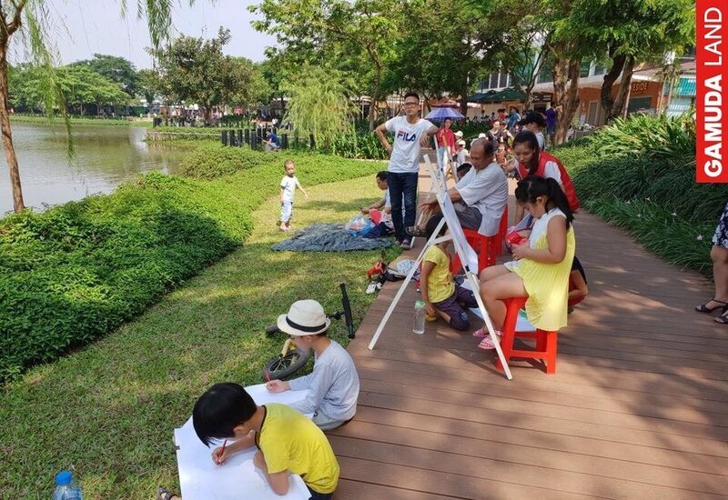Công viên Yên Sở - Công viên xanh đẹp nhất thành phố