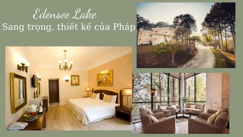 Top 10 resort Hồ Tuyền Lâm Đà Lạt view rừng thông có hồ bơi phong cách Châu Âu