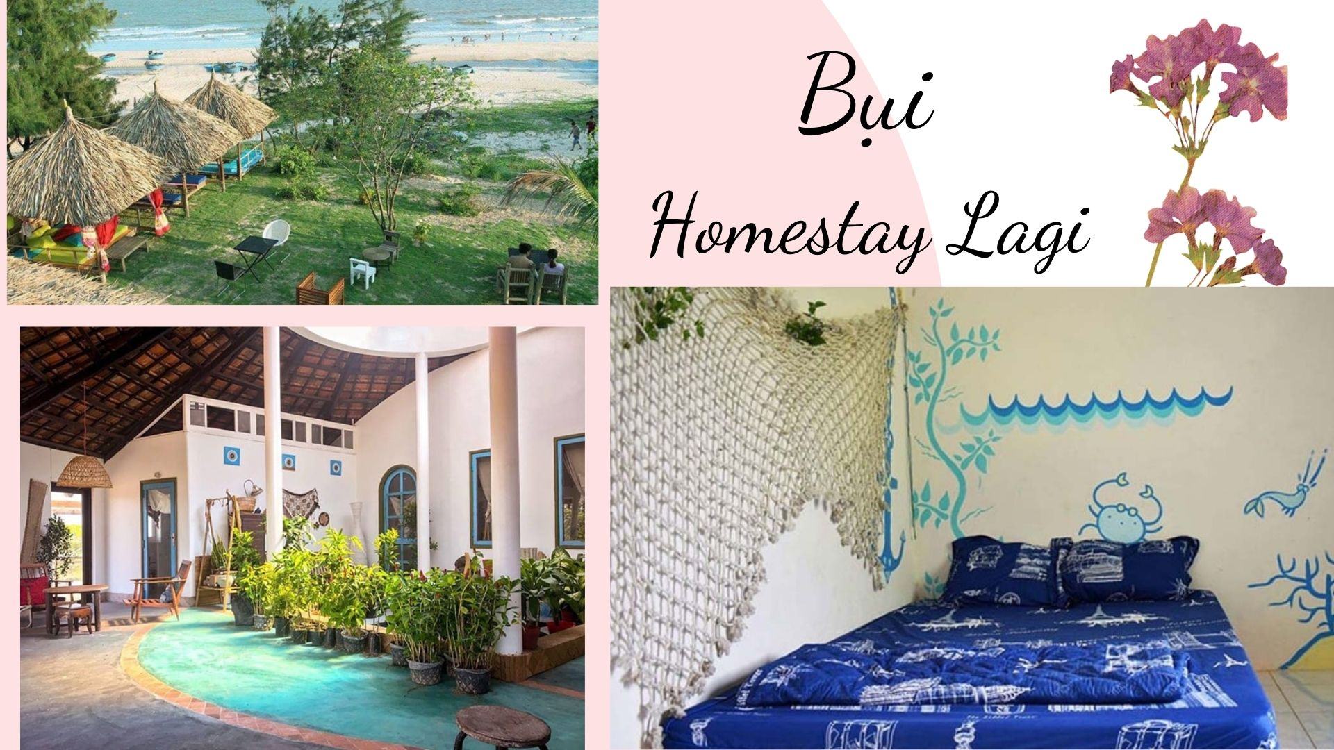 Top 10 homestay Lagi Cam Bình giá rẻ bình dân gần biển