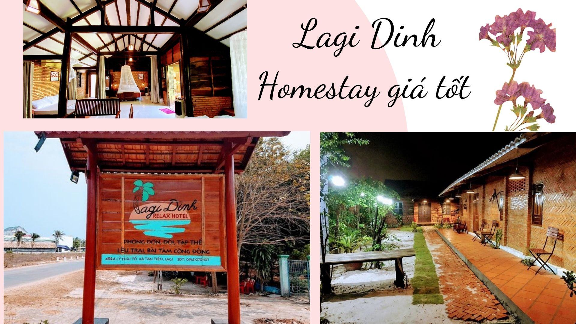Top 10 homestay Lagi Cam Bình giá rẻ bình dân gần biển