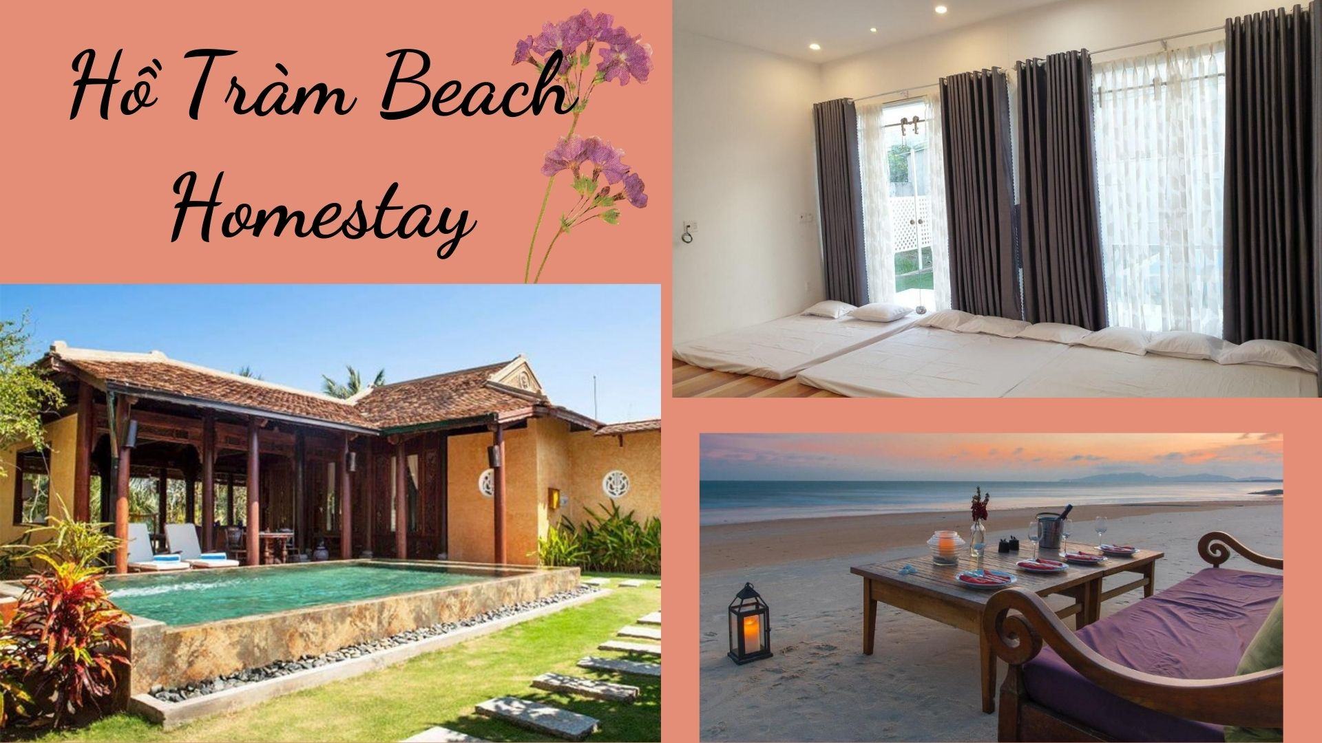 Top 5 homestay Hồ Tràm sát biển view đẹp xịn sò