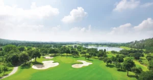 sân golf tam đảo