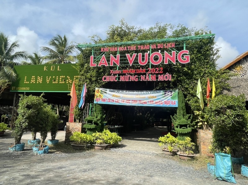 Khu du lịch Lan Vương Bến Tre - Trải nghiệm sông nước đầy màu sắc